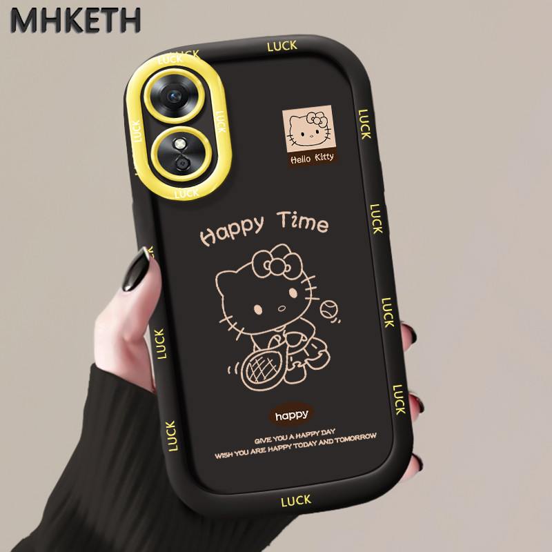 MHKETH เคสสำหรับ OPPO A17 A17K เคสโทรศัพท์ซิลิโคนออกแบบเองใหม่ - รูปที่ 7