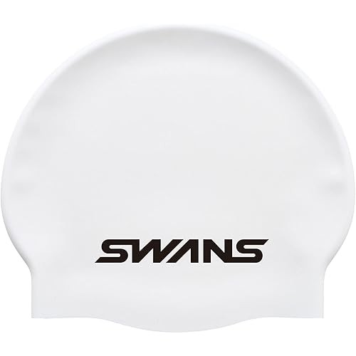SWANS หมวกว่ายน้ําซิลิโคน SA-7 สีขาว W
