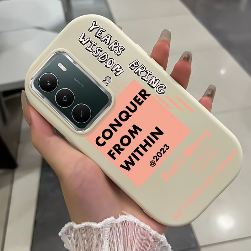 เคสสำหรับ Realme C75 4G C75X 4G 14X 5G เคสโทรศัพท์คําบุคลิกภาพกันกระแทกกลมและอ้วน
