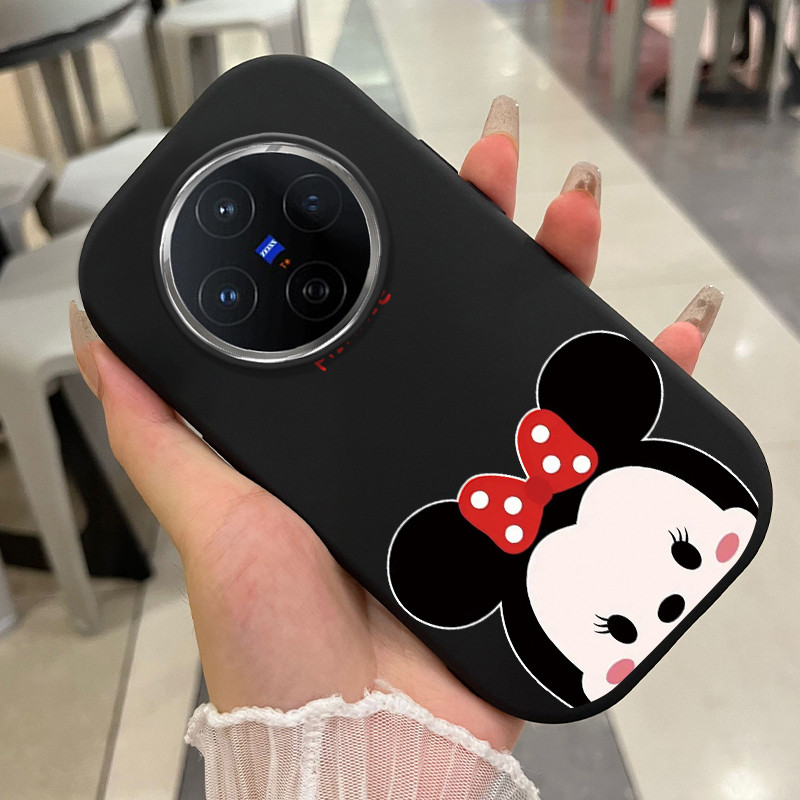 เคสสำหรับ VIVO X200 5G X200 Pro 5G เคสโทรศัพท์เมาส์น่ารักกันกระแทกกลมและอ้วน