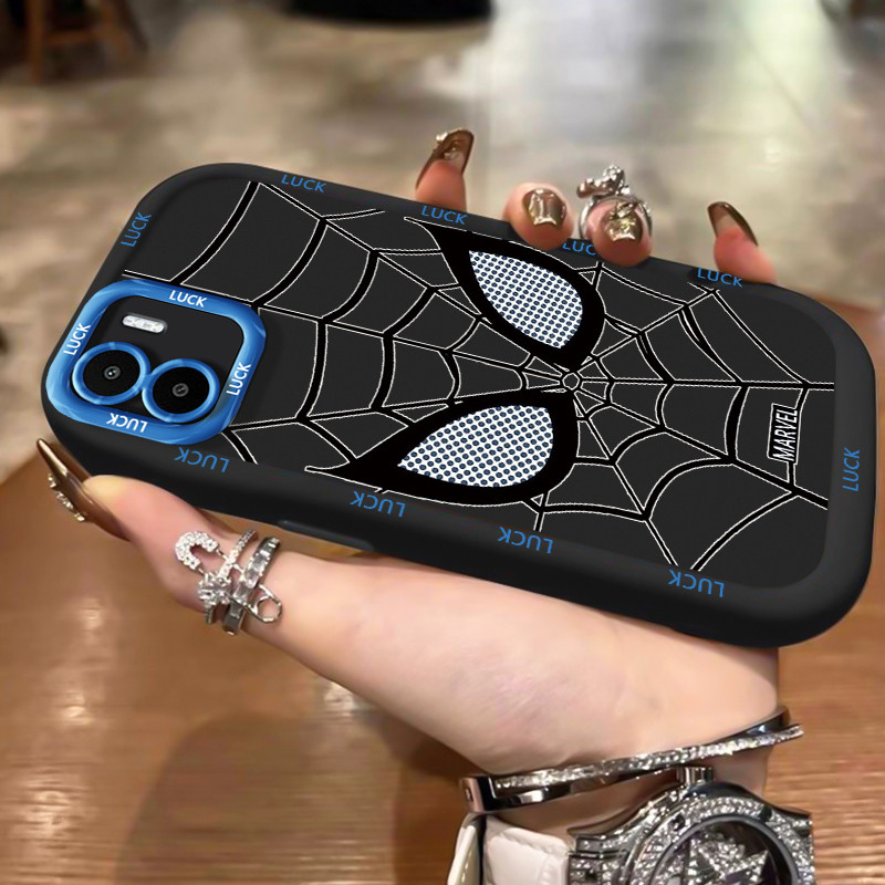 เคสสำหรับ Xiaomi Redmi A1 A2 เคสโทรศัพท์ใยแมงมุมกันกระแทกป้องกันการตก - รูปที่ 6