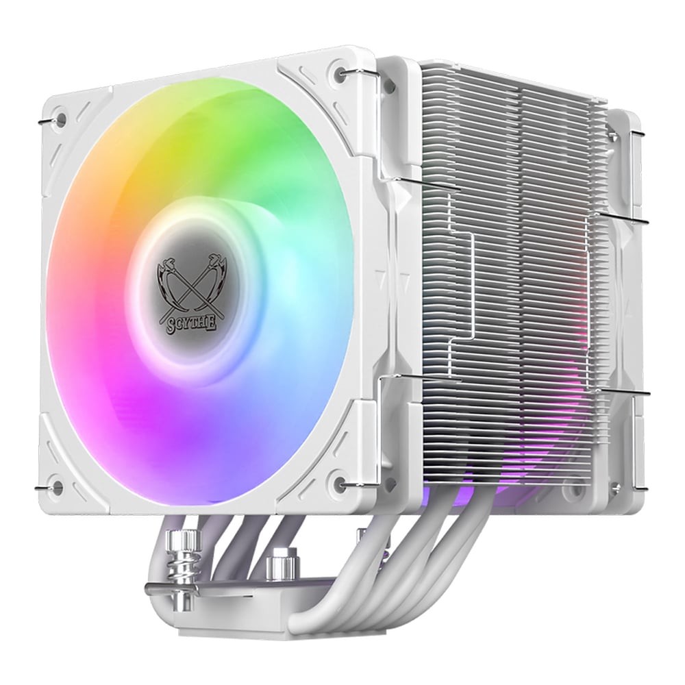 ระบบระบายความร้อนด้วยอากาศCPU AIR COOLER (พัดลมซีพียู) SCYTHE MUGEN 6 DUAL FAN ARGB EDITION (WHITE)