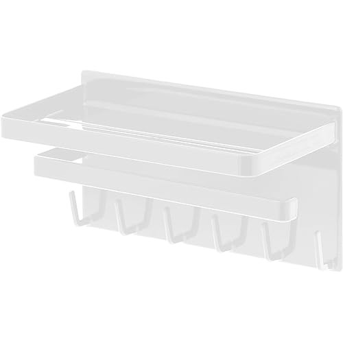 Yamazaki Bath Storage Bath Rack Magnet Multifunctional Tower สีขาวประมาณ W22Xd11Xh12ซม. 3548
