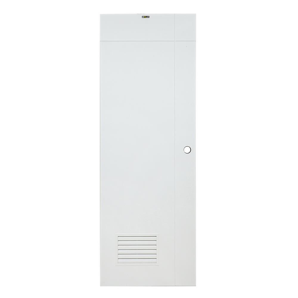 AZLE ประตูห้องน้ำ UPVC PZLV6 70X200 ซม. สีขาว เจาะลูกบิด จัดส่งโดย HomePro