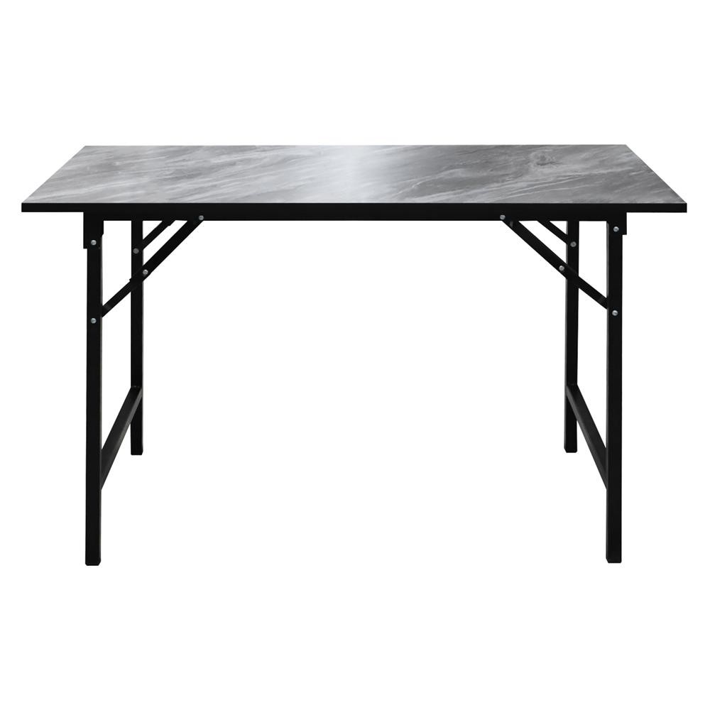 ME LIVING โต๊ะอเนกประสงค์ MARBLE 120x60 ซม. ลายหินอ่อนดำ จัดส่งโดย HomePro