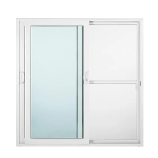 WINDSOR ประตูบานเลื่อน ไวนิล S-S มุ้ง 200X202 ซม. สีขาว จัดส่งโดย HomePro