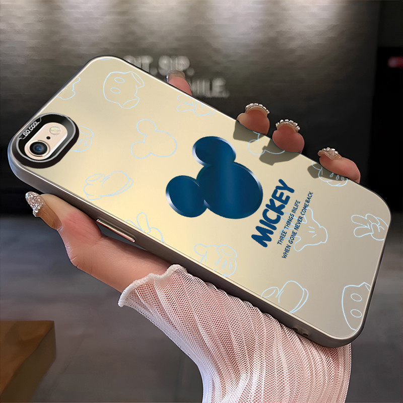 เคสสำหรับ iPhone 6 Plus 6s Plus 7 Plus 8 Plus SE 2020 X Xr Xs Max เคสโทรศัพท์หนูเปลือกแข็งกันกระแทก