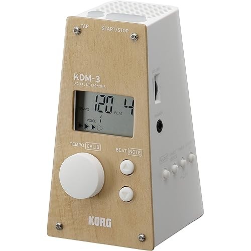 KORG metronome KDM-3-WDWH Wooden White