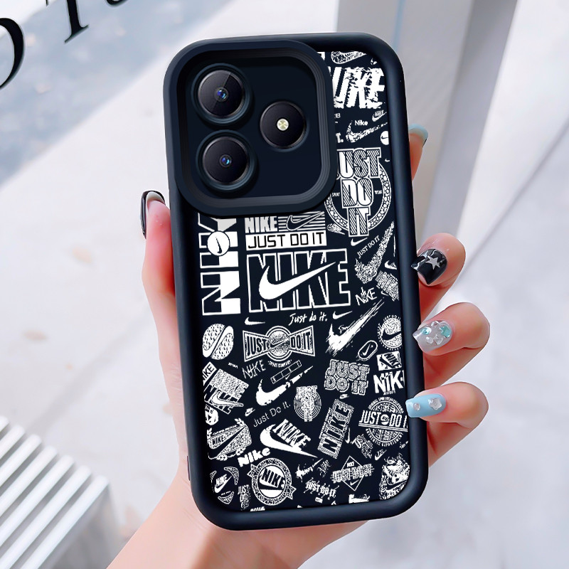 เคสสำหรับ Realme C63 C61 Narzo N63 N61 Note 60 Note 60X เคสโทรศัพท์แบรนด์อินเทรนด์ซิลิโคนกันกระแทก