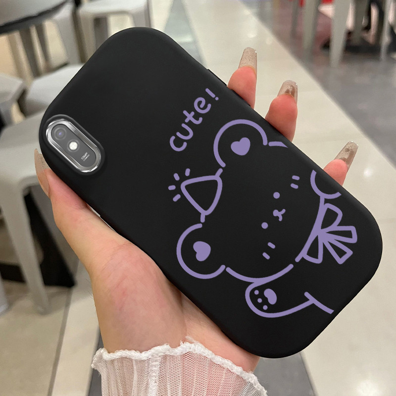 เคสสำหรับ Xiaomi Redmi 9A 9I เคสโทรศัพท์หมีแมวน่ารักกันกระแทก - รูปที่ 2