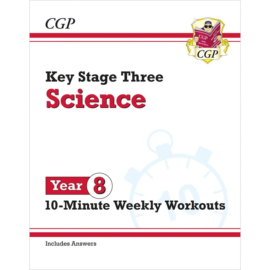 New KS3 Year 8 Science 10-Minute Weekly Workouts (includes answers) [Paperback]