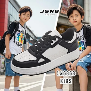 พร้อมส่ง รองเท้าผ้าใบแฟชั่น Unisex ผ้าใบแนวสตรีท ไซส์เด็ก-ผู้ใหญ่ 27-45 มีหลายสี พื้นหนานุ่ม เบา ระบายอากาศดี [LN6868]