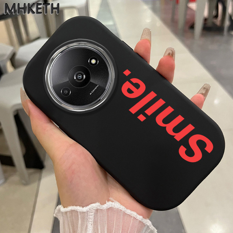 MHKETH เคสสำหรับ Xiaomi Redmi A3 A3X POCO C61 เคสโทรศัพท์ซิลิโคนกันกระแทกระดับไฮเอนด์เรียบง่ายและมีสไตล์