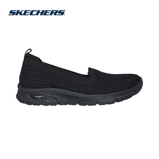 Skechers สเก็ตเชอร์ส รองเท้าผู้หญิง Women Arch Fit Sunny Active Shoes - 100726-BBK - Air-Cooled Arch Fit
