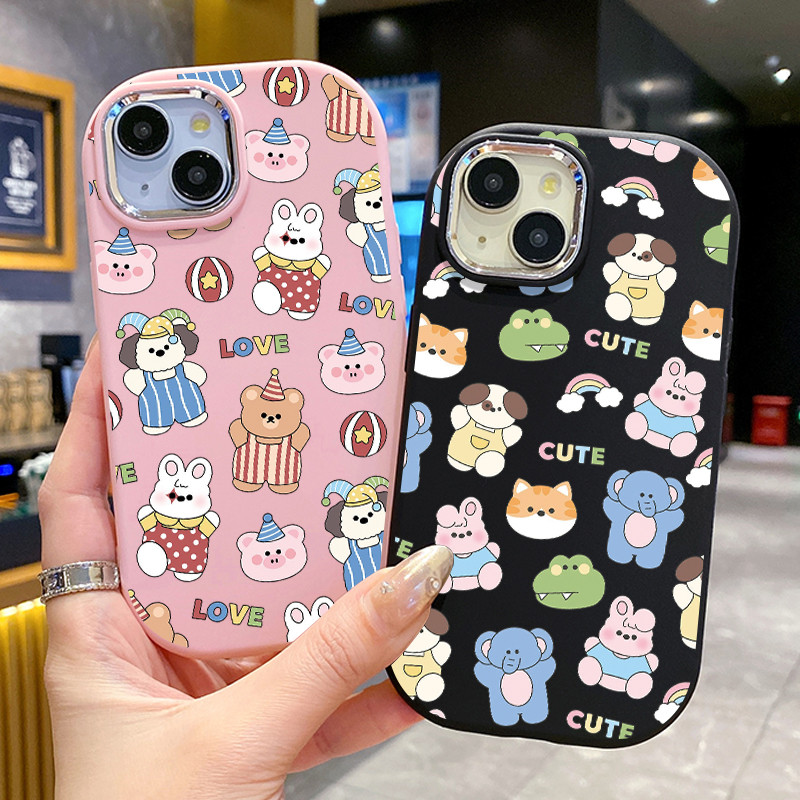 เคสสำหรับ Samsung A23 4G A23 5G A13 4G เคสโทรศัพท์สัตว์น่ารักกันกระแทกกลมและอ้วน - รูปที่ 7