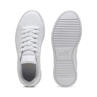 PUMA Kids รองเท้าผ้าใบ Ballkid สำหรับเด็กโต Unisex สีขาว - 40176501