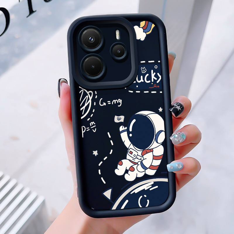 เคสสำหรับ Xiaomi Redmi Note 14 4G Note 14 Pro Plus 5G POCO X7 5G X7 Pro 5G เคสโทรศัพท์มนุษย์อวกาศกันกระแทก