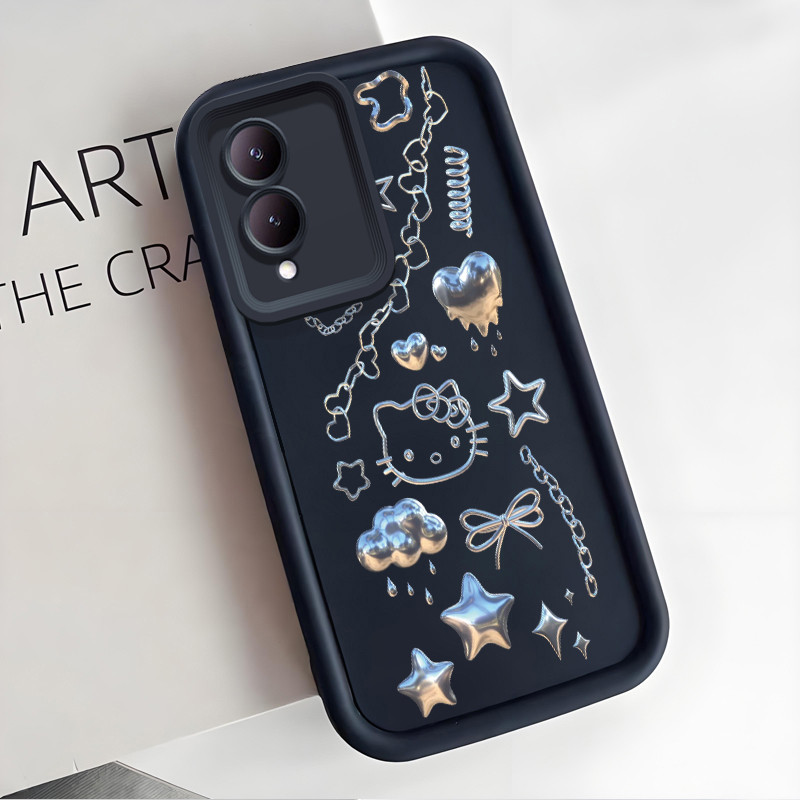 เคสสำหรับ VIVO Y17S Y36i G2 Y28 5G เคสแมว