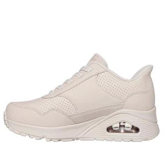Skechers สเก็ตเชอร์ส รองเท้าผู้หญิง Women Slip-ins Street UNO Banksia Luxe Shoes - 177118-OFWT Air-Cooled Memory Foam