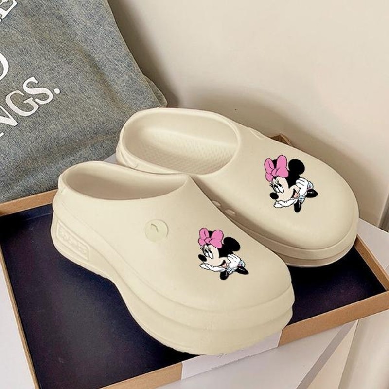 Youth Shines Mickey Mouse ผู้หญิงรองเท้าแตะการ์ตูนน่ารักรองเท้าพื้นนุ่มวัสดุ EVA 3.5 ซม1752649784585