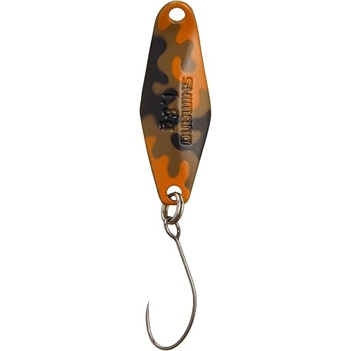 SHIMANO Spoon Cariff Wobble Swimmer 1.8g TR-018L 23T สีน้ําตาล Olekamo
