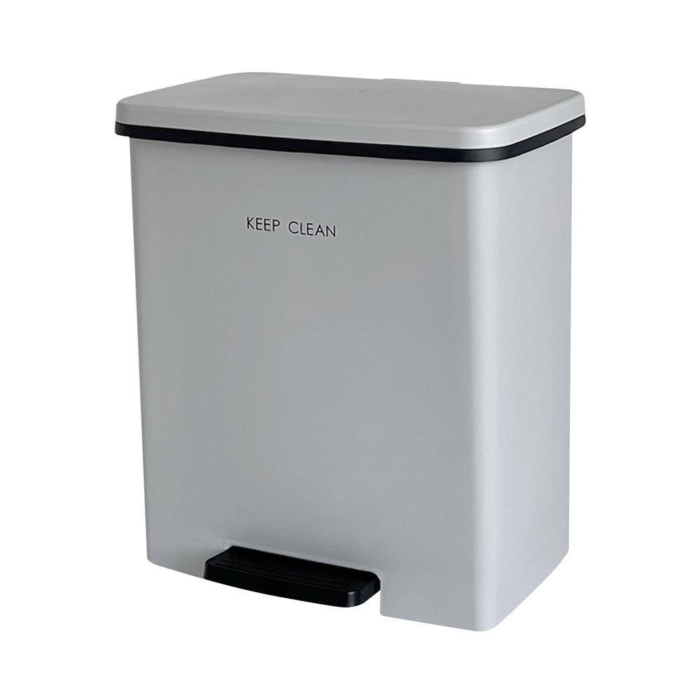 ACCO ถังขยะเหยียบเหลี่ยม DKW SOFT CLOSE 10 ลิตร สีเทา จัดส่งโดย HomePro