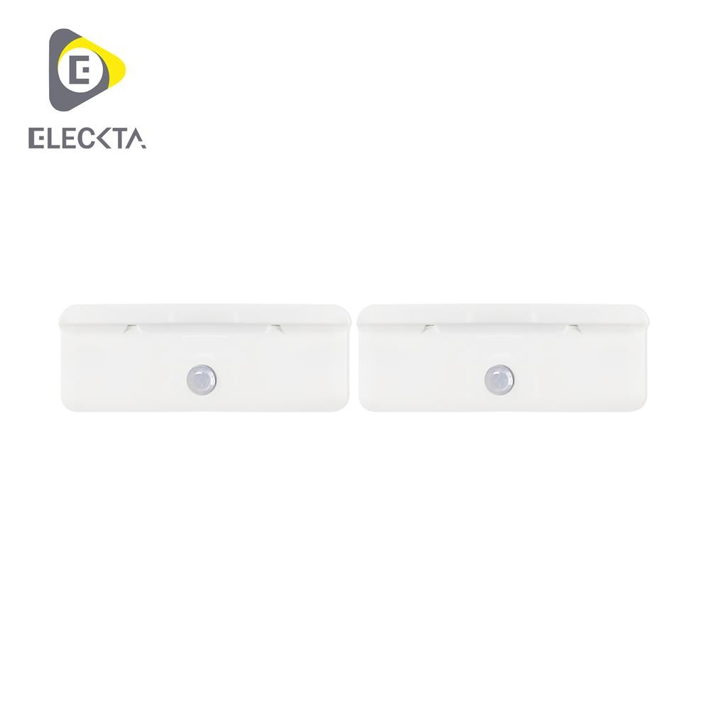ELECKTA ไฟ LED อัตโนมัติ แบบเหลี่ยม 1 วัตต์ แสงขาว แพ็ก 2 ชิ้น จัดส่งโดย HomePro