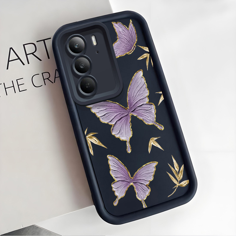 เคสสำหรับ Realme C75 4G C75X 4G 14X 5G เคสโทรศัพท์ลายผีเสื้อ