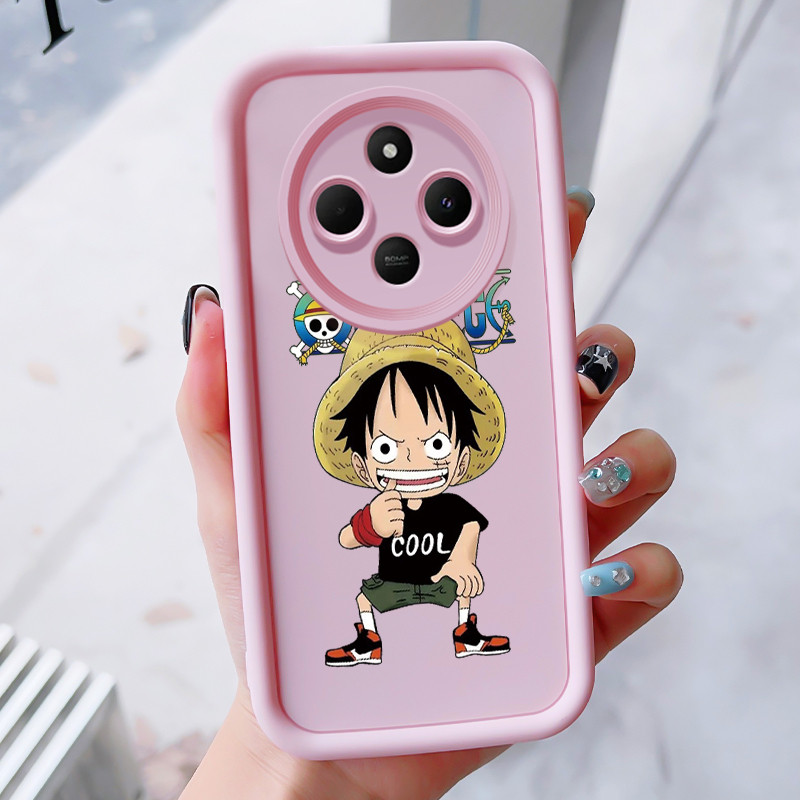เคสสำหรับ Xiaomi Redmi 14C 4G 14C 5G A3 Pro 4G A4 5G POCO C75 เคสโทรศัพท์ตัวเอกอนิเมะสามสีซิลิโคนกันกระแทก