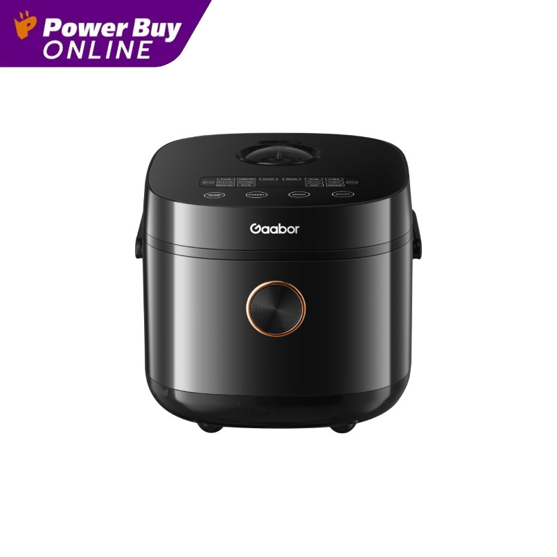 GAABOR หม้อหุงข้าวดิจิตอล (860 วัตต์, 1.8 ลิตร, สีดำ) รุ่น RC18T-BK01A