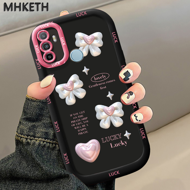 MHKETH เคสสำหรับ OPPO A53 2020 A33 2020 A53s A32 A11s เคสโทรศัพท์รูปโบว์สวยของผู้หญิงขายดีแบบใหม่