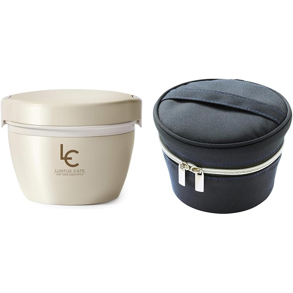 Asbel Insulated Bento Box, Lantas Cafe Bowl, CD-620, Easy to Serve, 21.8 fl oz (620 ml), Ivory, Comp