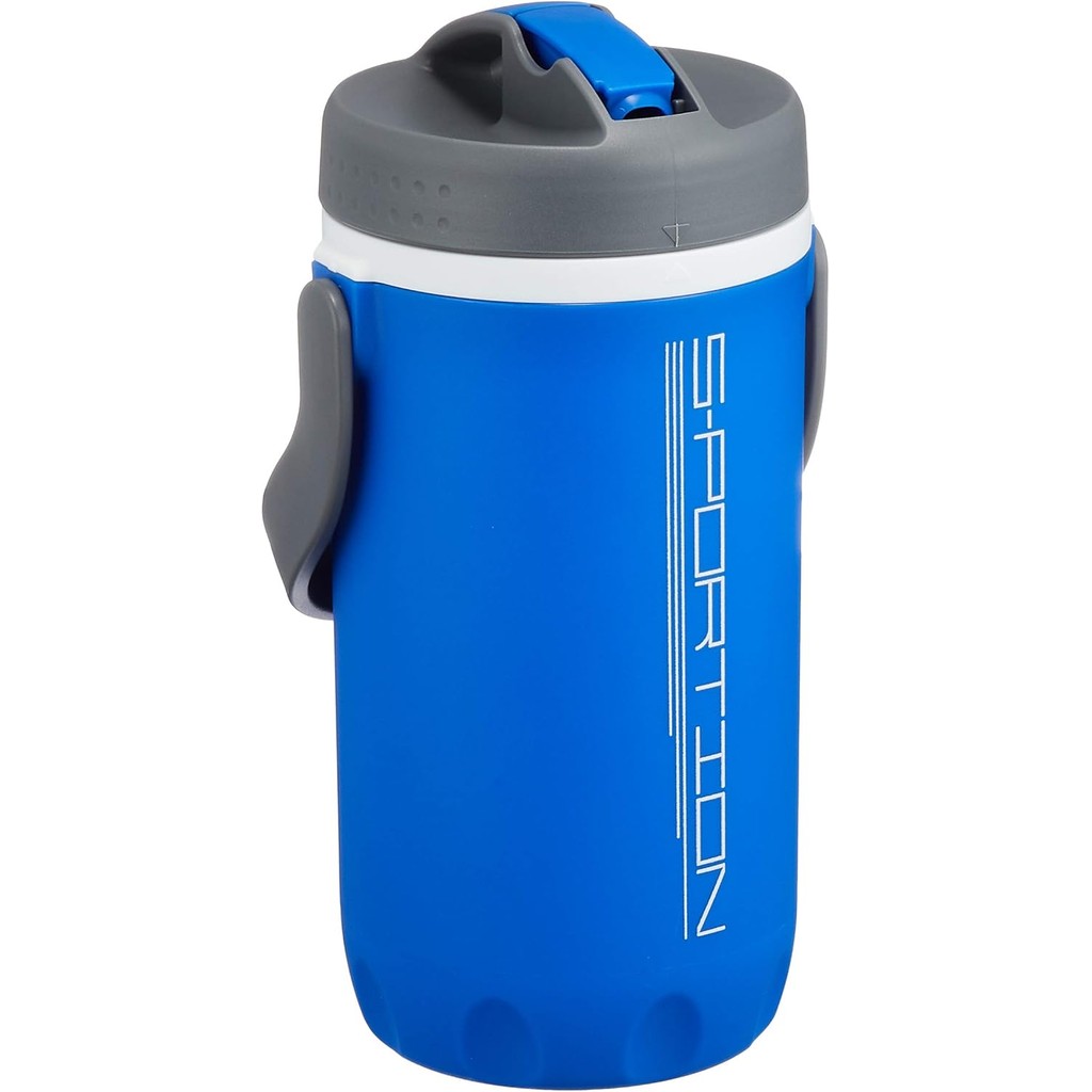 Pearl Metal Water Bottle 2.0L Direct Drink Personal Jug Blue Spout Made in Japan D-2771Directly from