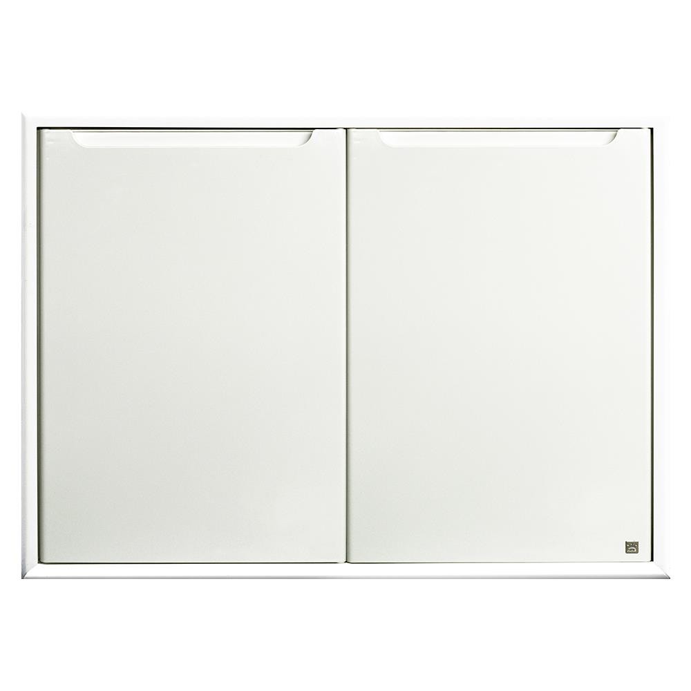 KING บานใต้เตา PLATINUM CURVE 81.7x61.5ซม. สีขาว จัดส่งโดย HomePro