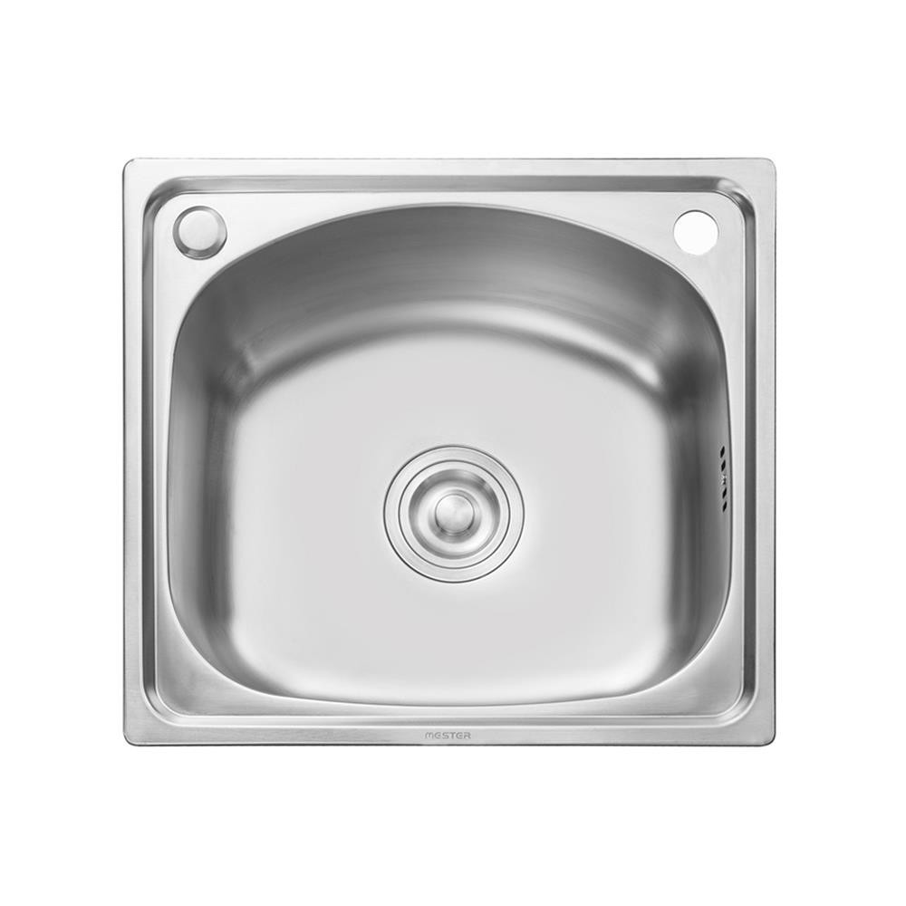 MESTER ซิงค์ฝัง 1 หลุม CSX46-NC สีเงิน จัดส่งโดย HomePro