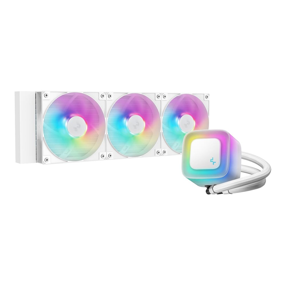 ระบบระบายความร้อนด้วยน้ำCPU LIQUID COOLER (ระบบระบายความร้อนด้วยน้ำ) DEEPCOOL LE360 WH V2 - WHITE