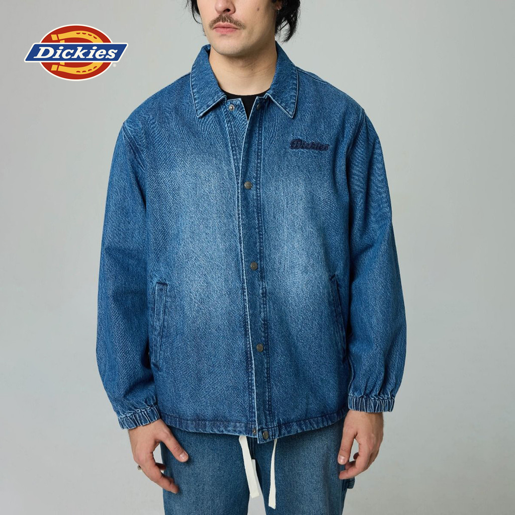 DICKIES MEN'S JACKET - MEDIUM BLUE เสื้อแจ็คเก็ต แขนยาว ผู้ชาย