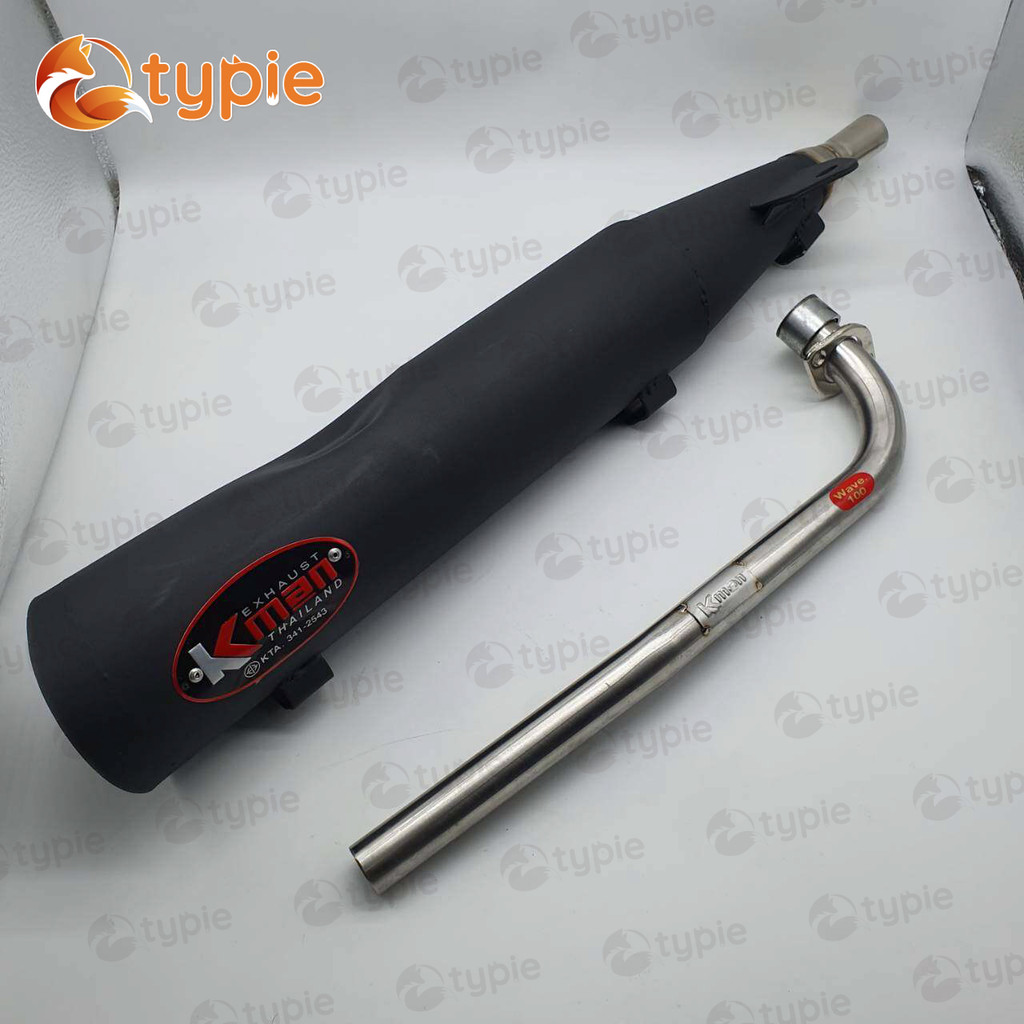 KVIN เควิ่น ท่อผ่าเงียบ ผ่าหมก ปลายปิด WAVE100เก่า  ****มี มอก.**** QTP