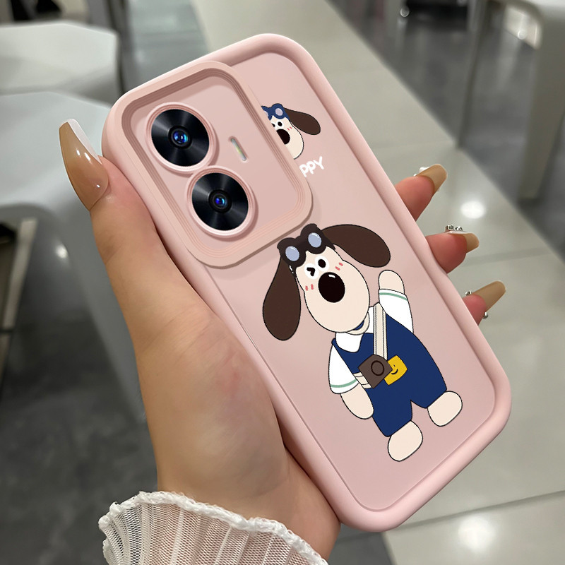 เคสสำหรับ Realme C55 Narzo N55 เคสโทรศัพท์สุนัขกันกระแทก