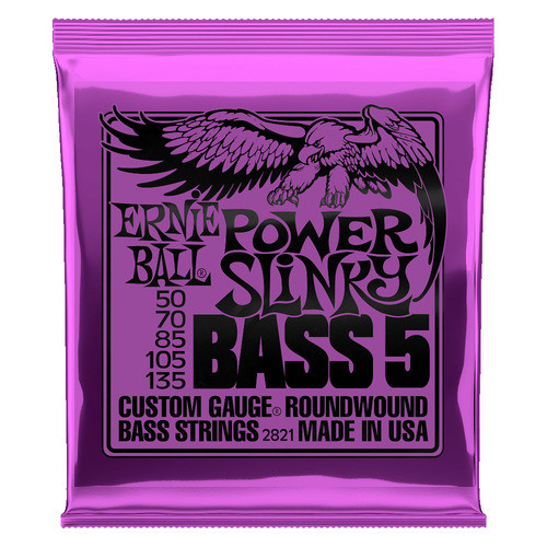 ERNIE BALL ERNIE BALL 2821 สายเบส 5 50-135 5-STRING POWER SLINKY
