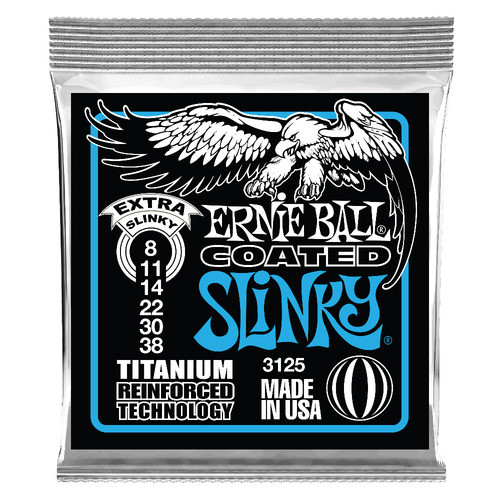 ERNIE BALL ERNIE BALL 3125 สายกีตาร์ไฟฟ้า 08-38 COATED EXTRA SLINKY
