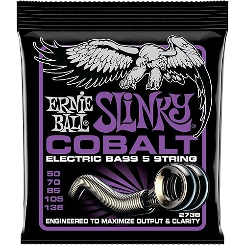 ERNIE BALL ERNIE BALL 2738 เบส 5 สาย 50-135 COBALT POWER SLINKY