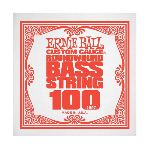 ERNIE BALL ERNIE BALL Rose Strings สําหรับกีตาร์เบส 100 เกจ แผลนิกเกิล 1697
