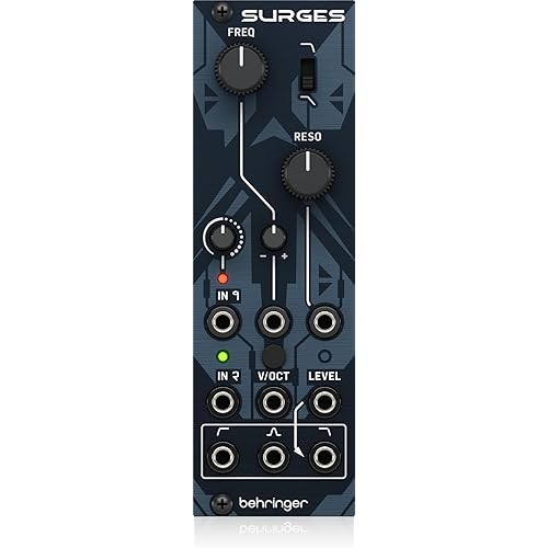 Behringer SURGES Liquid Multimode Filter Eurorack Modular Synth 12dB/Oct Analog Vintage Sound LFO En