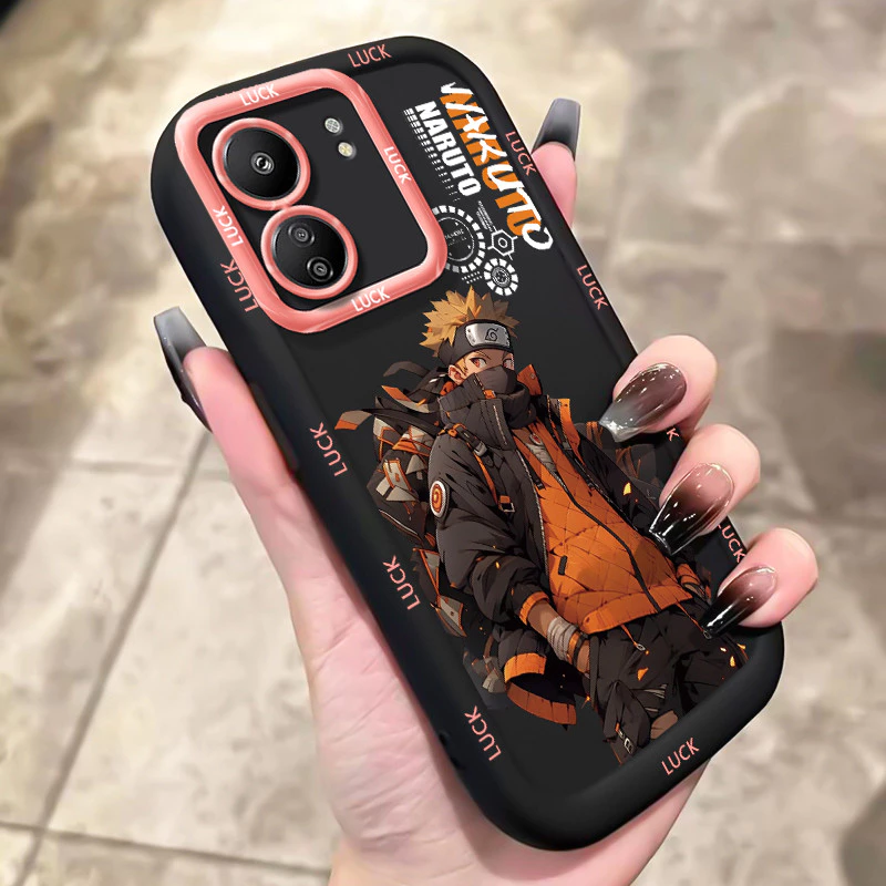 เคสสำหรับ Xiaomi Redmi 13C เคสโทรศัพท์ตัวละครอนิเมะกันกระแทกป้องกันการตก
