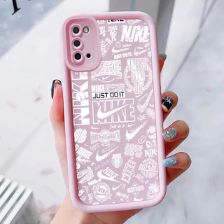 เคสสำหรับ Samsung Galaxy A03s A02s M02s F02s เคสโทรศัพท์แบรนด์อินเทรนด์ซิลิโคนกันกระแทก