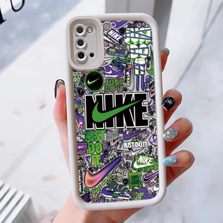 เคสสำหรับ Samsung Galaxy A03s A02s M02s F02s เคสโทรศัพท์แบรนด์อินเทรนด์ซิลิโคนกันกระแทก