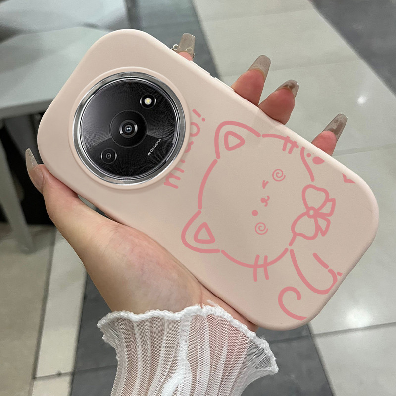 เคสสำหรับ Xiaomi Redmi A3 A3X POCO C61 เคสโทรศัพท์หมีแมวน่ารักกันกระแทก ราคา ถูกที่สุด ดีลบีเคเค รูปภาพหลัก