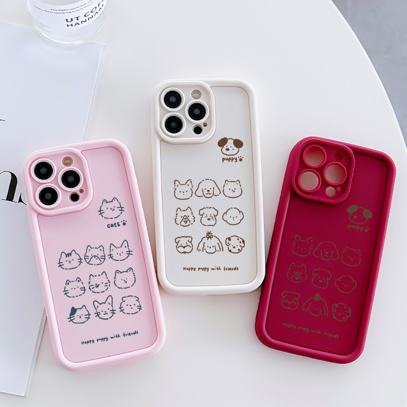MHKEID เคสสำหรับ VIVO V27 5G V27 Pro 5G S16 5G S16 Pro 5G เคสป้องกันโทรศัพท์ตกรูปอวตารแมวน่ารัก - รูปที่ 3