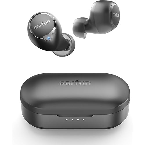 EarFun Free 1S Wireless Earphone/ Hi-Fi 30 hours playback/ IPX7 fully waterproof/ App for custom EQ/